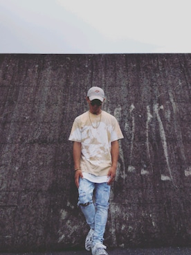 「OAK（オーク）のアイテム」を使った、たつおさん（メンズ・170cm）の夏コーディネート