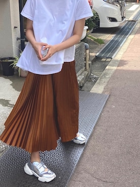 「08sircus（ゼロエイトサーカス）のアイテム」を使った、masa.さん（レディース・160cm）の夏コーディネート