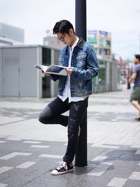 みやぞんさん（メンズ・177cm）の夏コーディネート