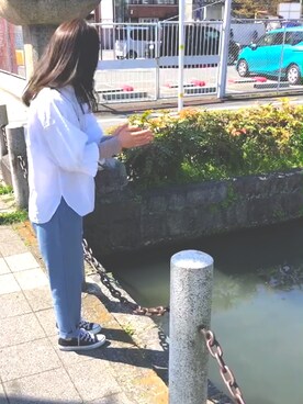 「CONVERSE（コンバース）の【CONVERSE】ALLSTAR OX（スニーカー）」を使った、ｺﾈﾘさん（レディース・157cm）の春コーディネート