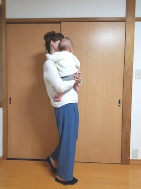 「INGNI（イング）のアイテム（トップス、ホワイト系）」を使った、sor*☺︎さん（レディース）の春コーディネート