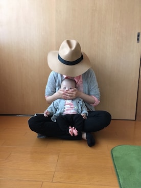 「CIAOPANIC TYPY（チャオパニックティピー）のアイテム（帽子、ブラウン系）」を使った、sor*☺︎さん（レディース）の春コーディネート