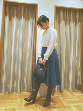 「LAURA DI MAGGIO（ローラディマッジオ）のアイテム」を使った、yuumi*さん（レディース・160cm）の秋コーディネート