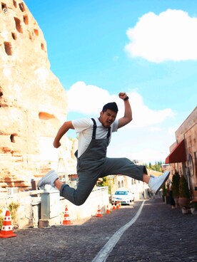 「土耳其」｜CHAMPIONさん（メンズ・180cm）の夏コーディネート