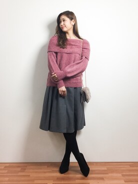 marinaさん（レディース・162cm）の冬コーディネート