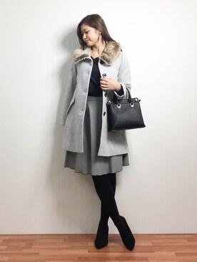 marinaさん（レディース・162cm）の冬コーディネート