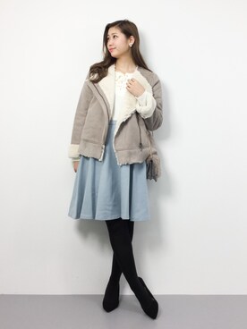 marinaさん（レディース・162cm）の冬コーディネート