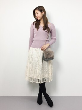 marinaさん（レディース・162cm）の冬コーディネート