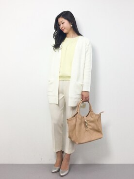 「BASE（ベース）のアイテム」を使った、marinaさん（レディース・162cm）の冬コーディネート