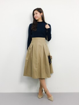 marinaさん（レディース・162cm）の冬コーディネート