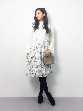 marinaさん（レディース・162cm）の冬コーディネート