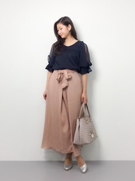 marinaさん（レディース・162cm）の冬コーディネート