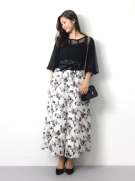 「Te chichi TERRASSE（テチチテラス）のアイテム」を使った、marinaさん（レディース・162cm）の春コーディネート