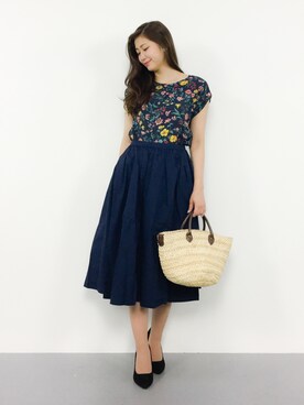 marinaさん（レディース・162cm）の夏コーディネート