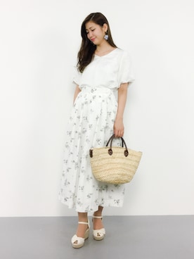 「Te chichi（テチチ）のアイテム」を使った、marinaさん（レディース・162cm）の夏コーディネート