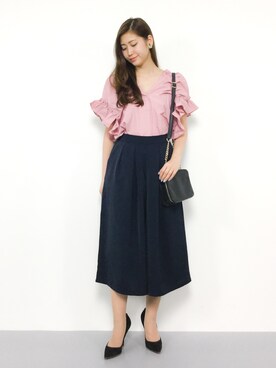 「Te chichi TERRASSE（テチチテラス）のアイテム」を使った、marinaさん（レディース・162cm）の夏コーディネート