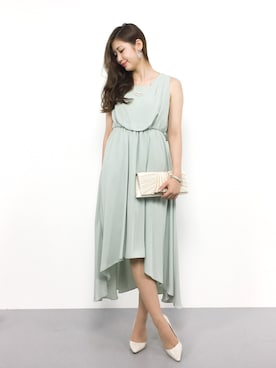 「Luxe brille（リュクスブリエ）のアイテム」を使った、marinaさん（レディース・162cm）の夏コーディネート