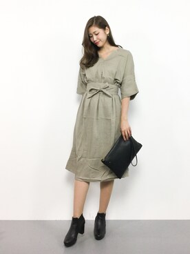 「Luz Llena（ラズレナ）のアイテム」を使った、marinaさん（レディース・163cm）の秋コーディネート