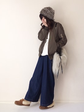 まるちわさん（レディース・160cm）の冬コーディネート