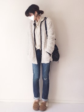 まるちわさん（レディース・160cm）の冬コーディネート