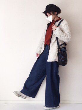 まるちわさん（レディース・160cm）の冬コーディネート