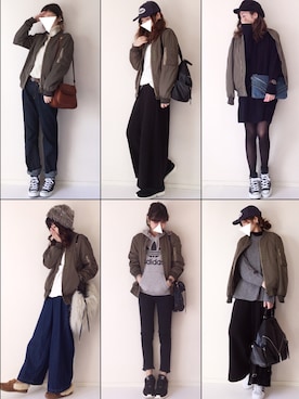 まるちわさん（レディース・160cm）の冬コーディネート