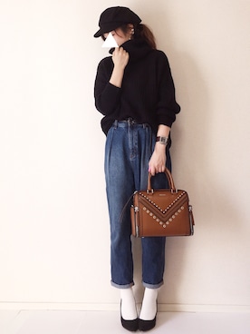 まるちわさん（レディース・160cm）の冬コーディネート