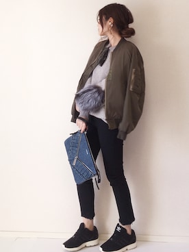 まるちわさん（レディース・160cm）の冬コーディネート