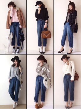 まるちわさん（レディース・160cm）の冬コーディネート