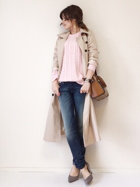 まるちわさん（レディース・160cm）の春コーディネート