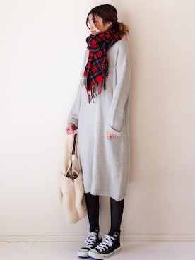 「panasea（パナシア）のアイテム」を使った、まるちわさん（レディース・160cm）の秋コーディネート