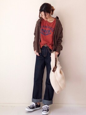 まるちわさん（レディース・160cm）の秋コーディネート