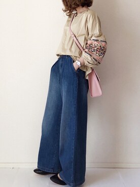 まるちわさん（レディース・160cm）の春コーディネート