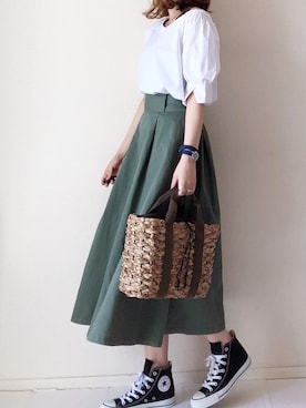 まるちわさん（レディース・160cm）の春コーディネート