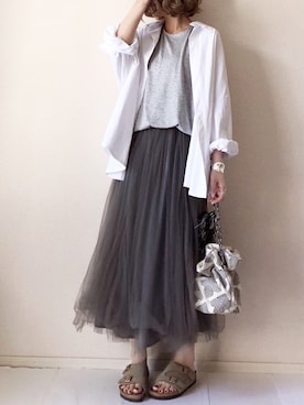 まるちわさん（レディース・160cm）の春コーディネート