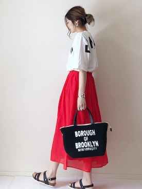 まるちわさん（レディース・160cm）の夏コーディネート
