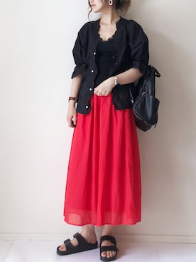 まるちわさん（レディース・160cm）の夏コーディネート