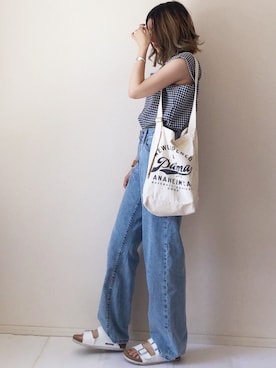 まるちわさん（レディース・160cm）の夏コーディネート