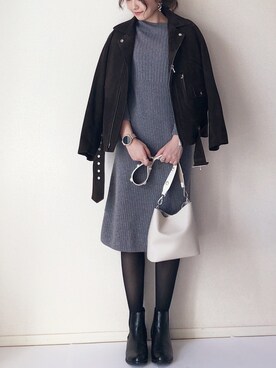 まるちわさん（レディース・160cm）の秋コーディネート