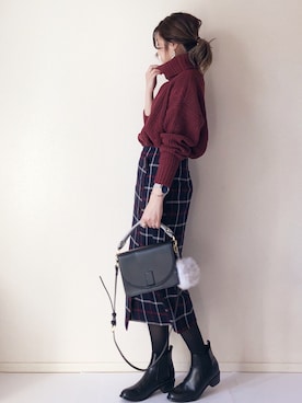 まるちわさん（レディース・160cm）の秋コーディネート