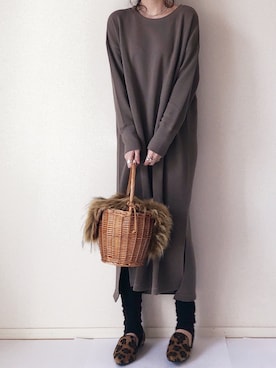 まるちわさん（レディース・160cm）の冬コーディネート