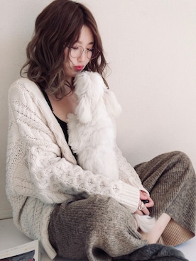 カーディガン ボレロを使った 部屋着 の人気ファッションコーディネート Wear