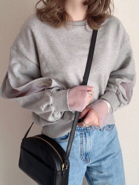 「FOSSIL（フォッシル）のCHELSEA　CROSSBODY　ZB7633(3)（ショルダーバッグ）」を使った、まるちわさん（レディース・160cm）の春コーディネート