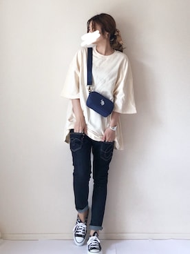 まるちわさん（レディース・160cm）の春コーディネート