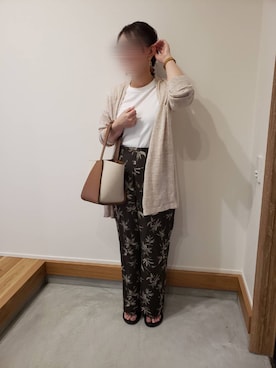 「Daniel Wellington（ダニエルウェリントン）の販売終了クラシックペティット アッシュフィールド32mm（アナログ腕時計）」を使った、maru*さん（レディース・155cm）の夏コーディネート