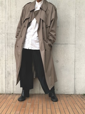 「PLEATS PLEASE（プリーツプリーズ）のアイテム」を使った、lllintallloさん（メンズ・174cm）の冬コーディネート