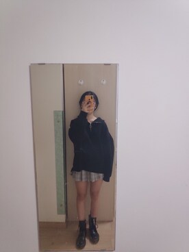 「ANDERSSON BELL（アンダースンベル）のアイテム」を使った、阿择さん（レディース・153cm）の秋コーディネート