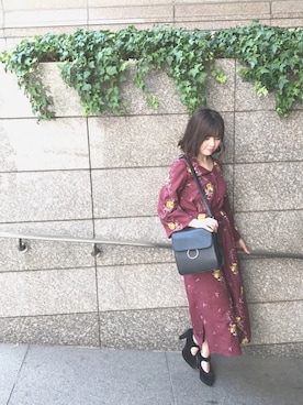 「アイテム（ブーティ）」を使った、ゆきちゃん🐰さん（レディース・157cm・10代）の秋コーディネート