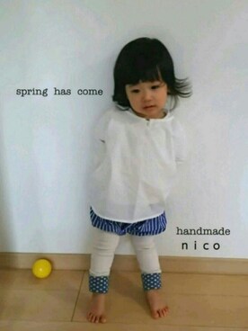 handmade  ｎｉｃｏさんのコーディネート