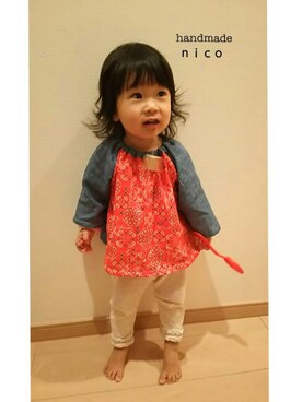 handmade  ｎｉｃｏさんのコーディネート